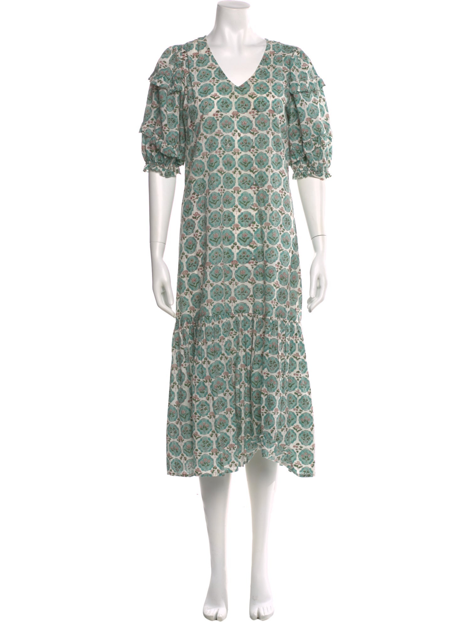 Anna Cate Printed Long Dress