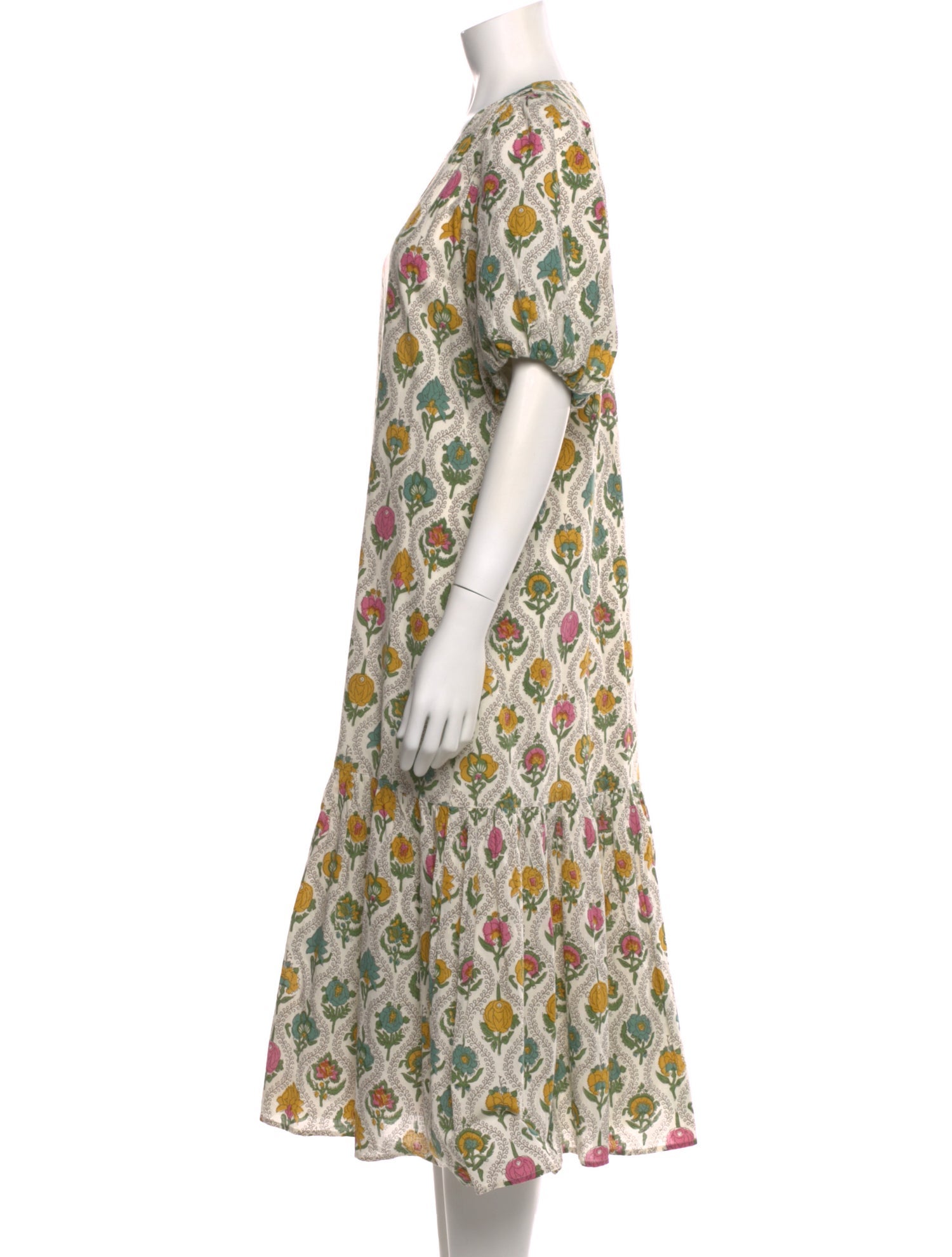 Anna Cate Printed Midi Length Dress