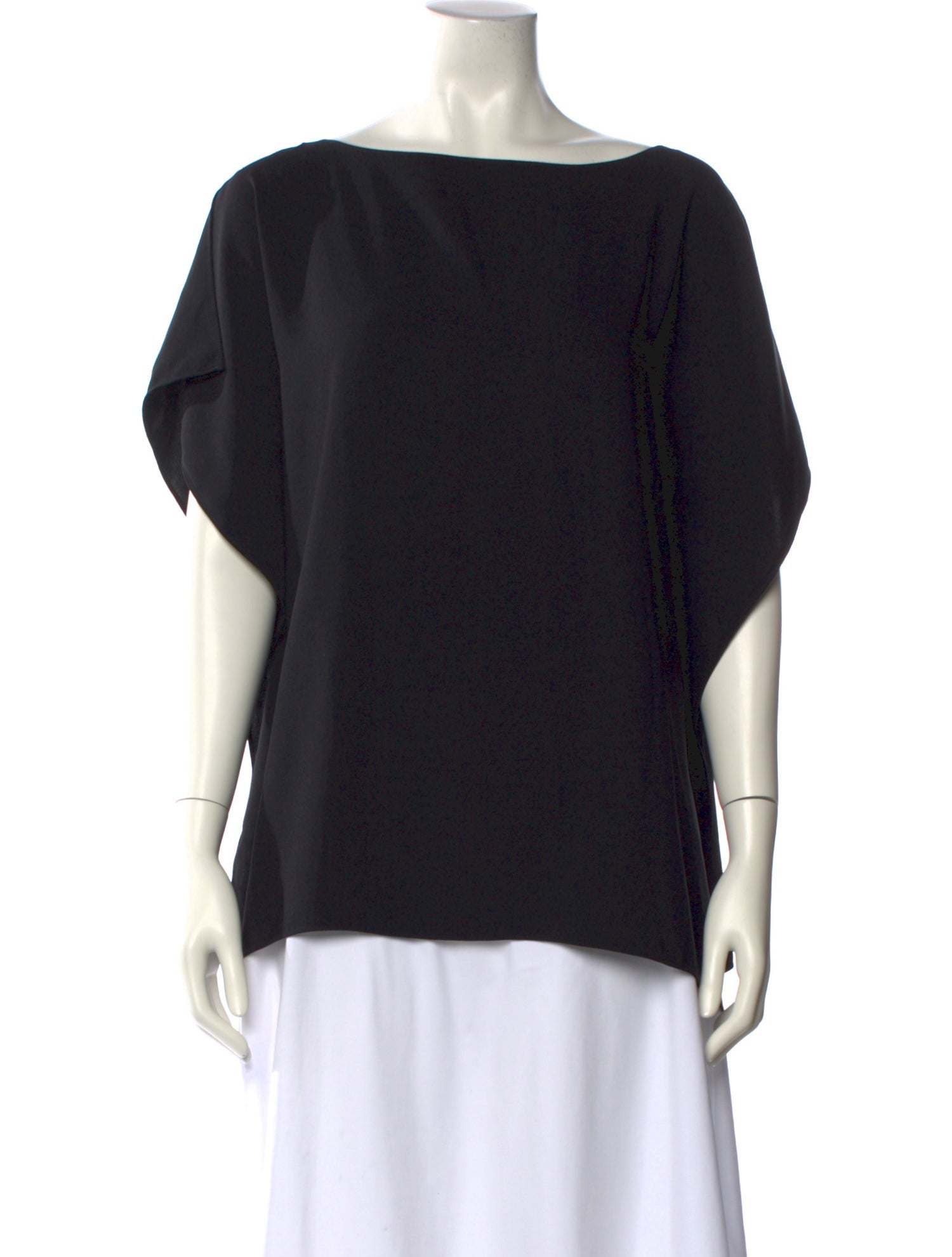 Anna Cate Bateau Neckline Short Sleeve Blouse