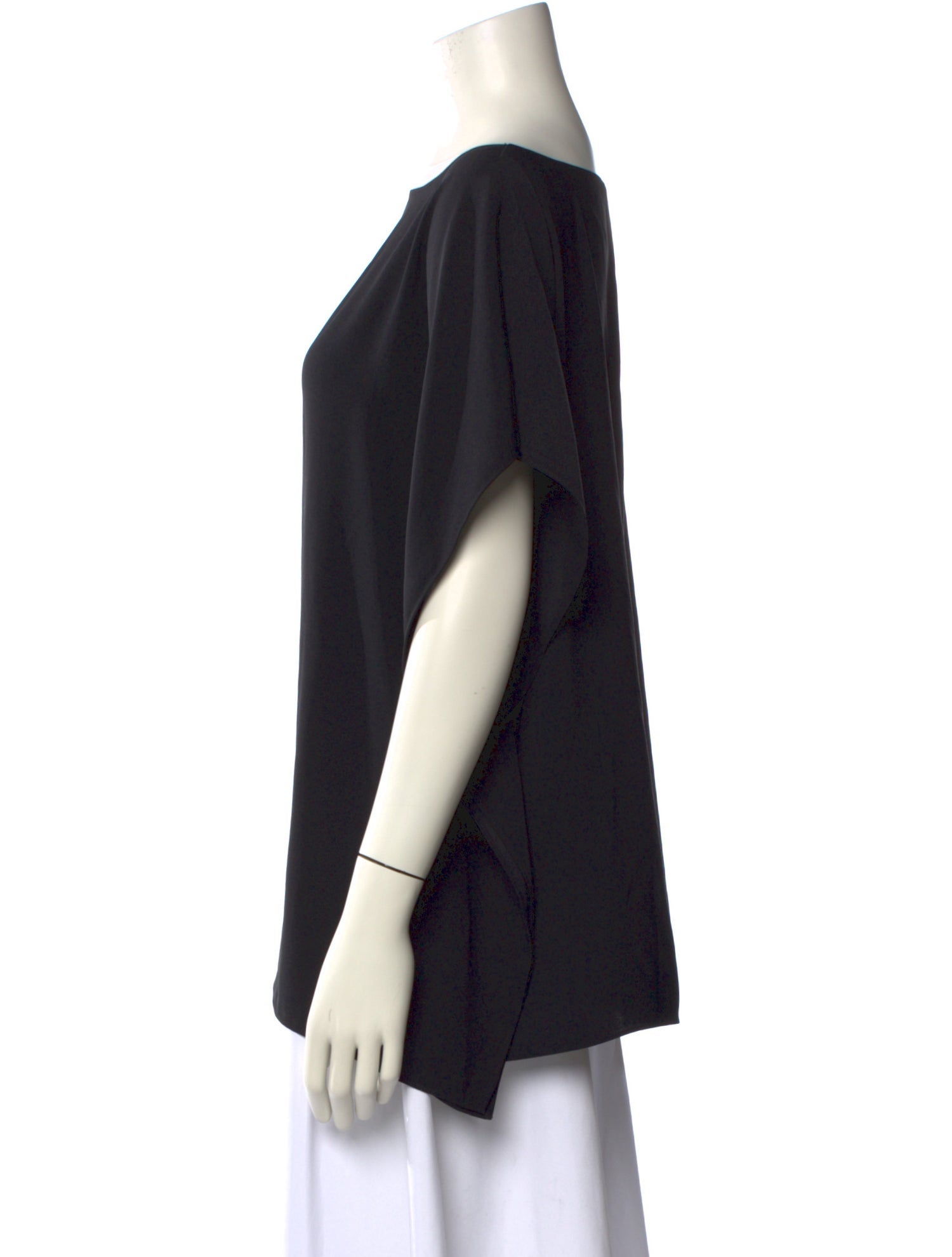 Anna Cate Bateau Neckline Short Sleeve Blouse