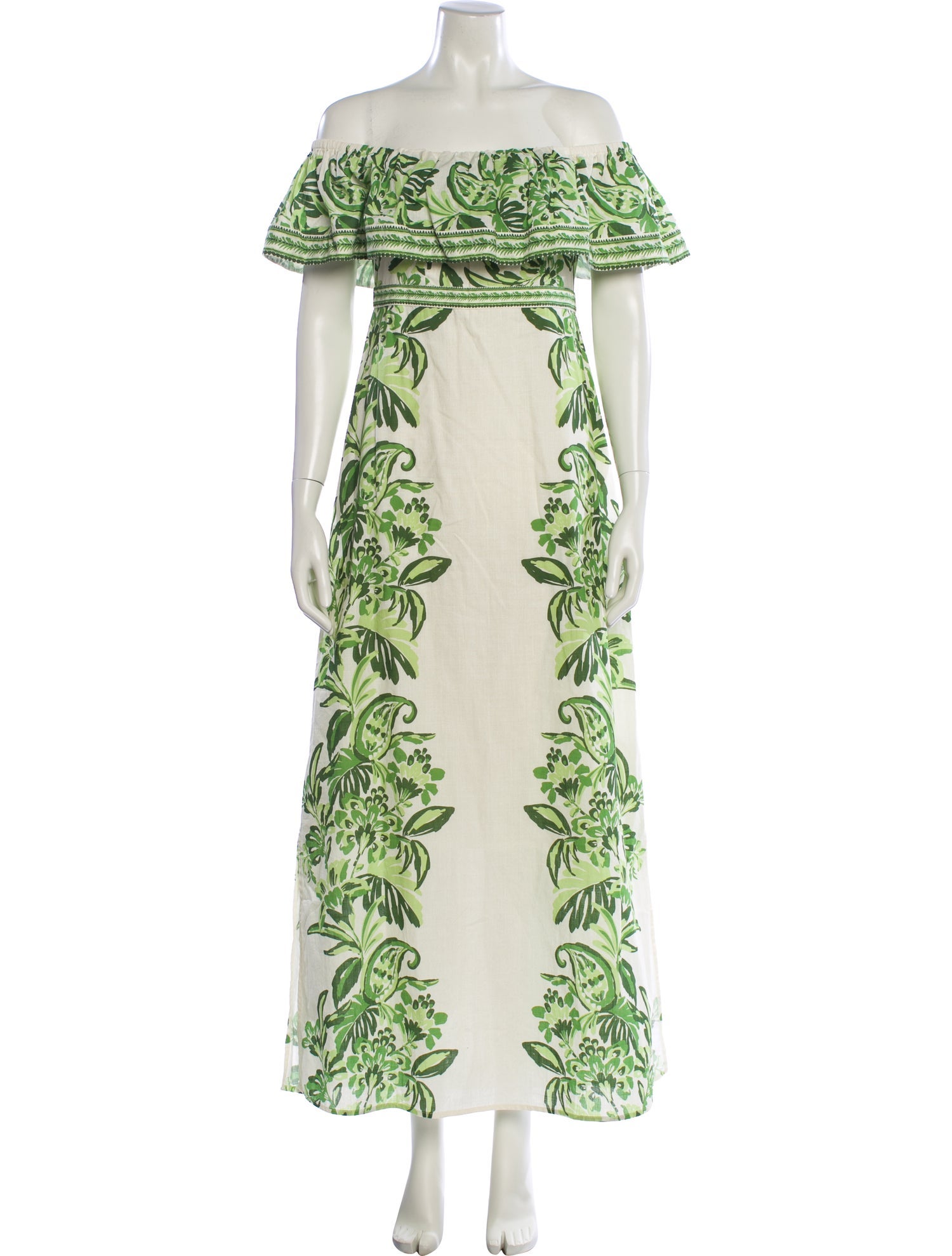 Anna Cate Floral Print Long Dress