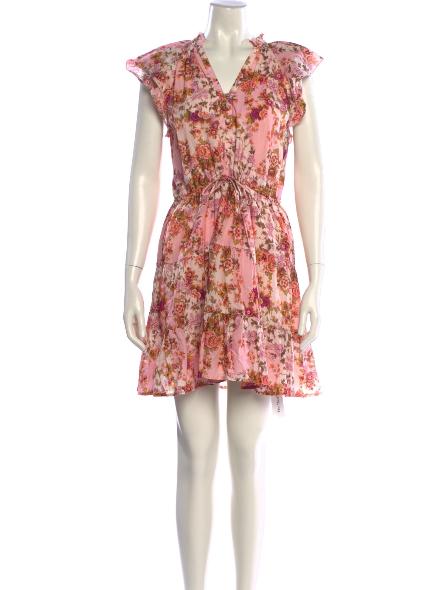 Anna Cate Floral Print Mini Dress