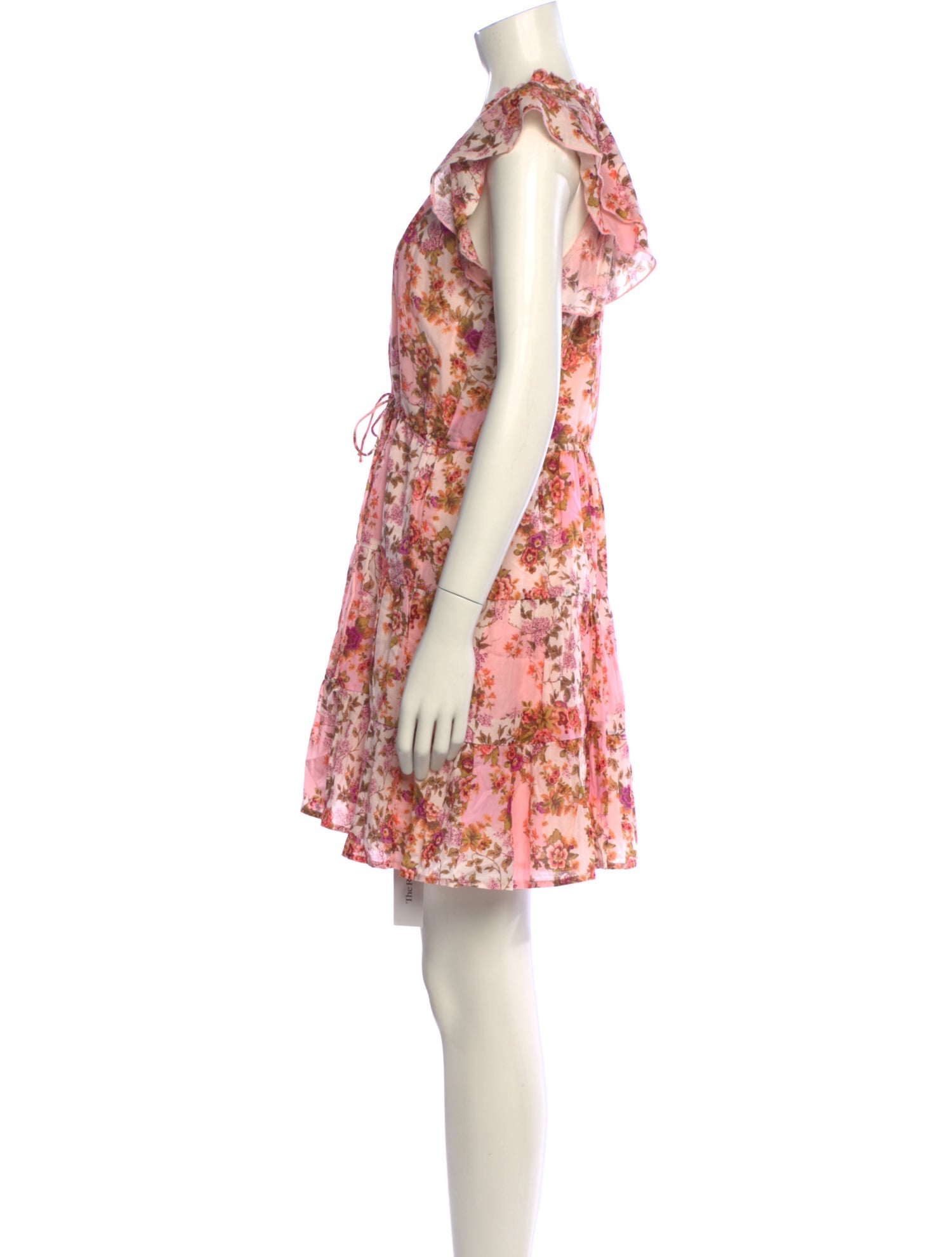 Anna Cate Floral Print Mini Dress