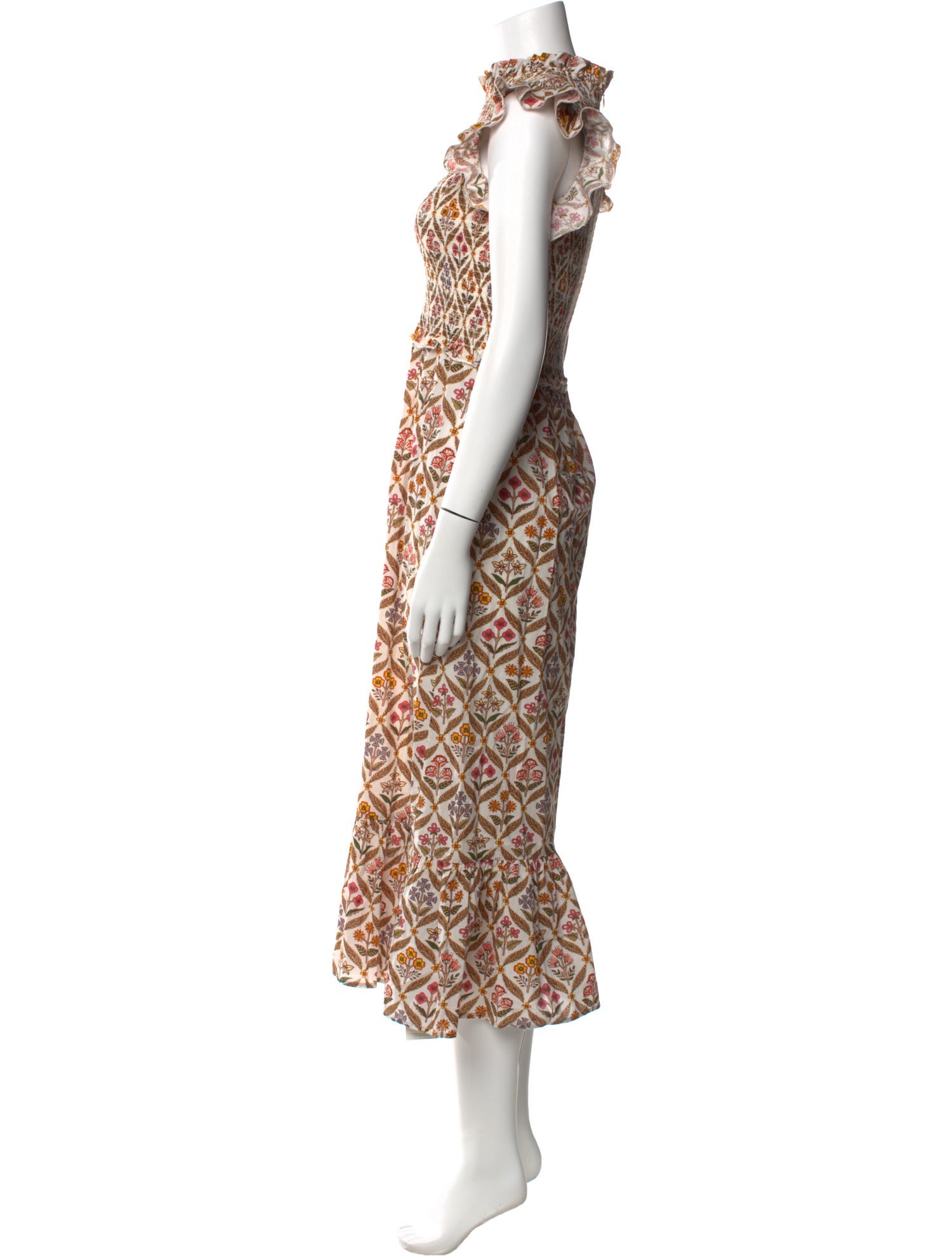 Anna Cate Printed Long Dress