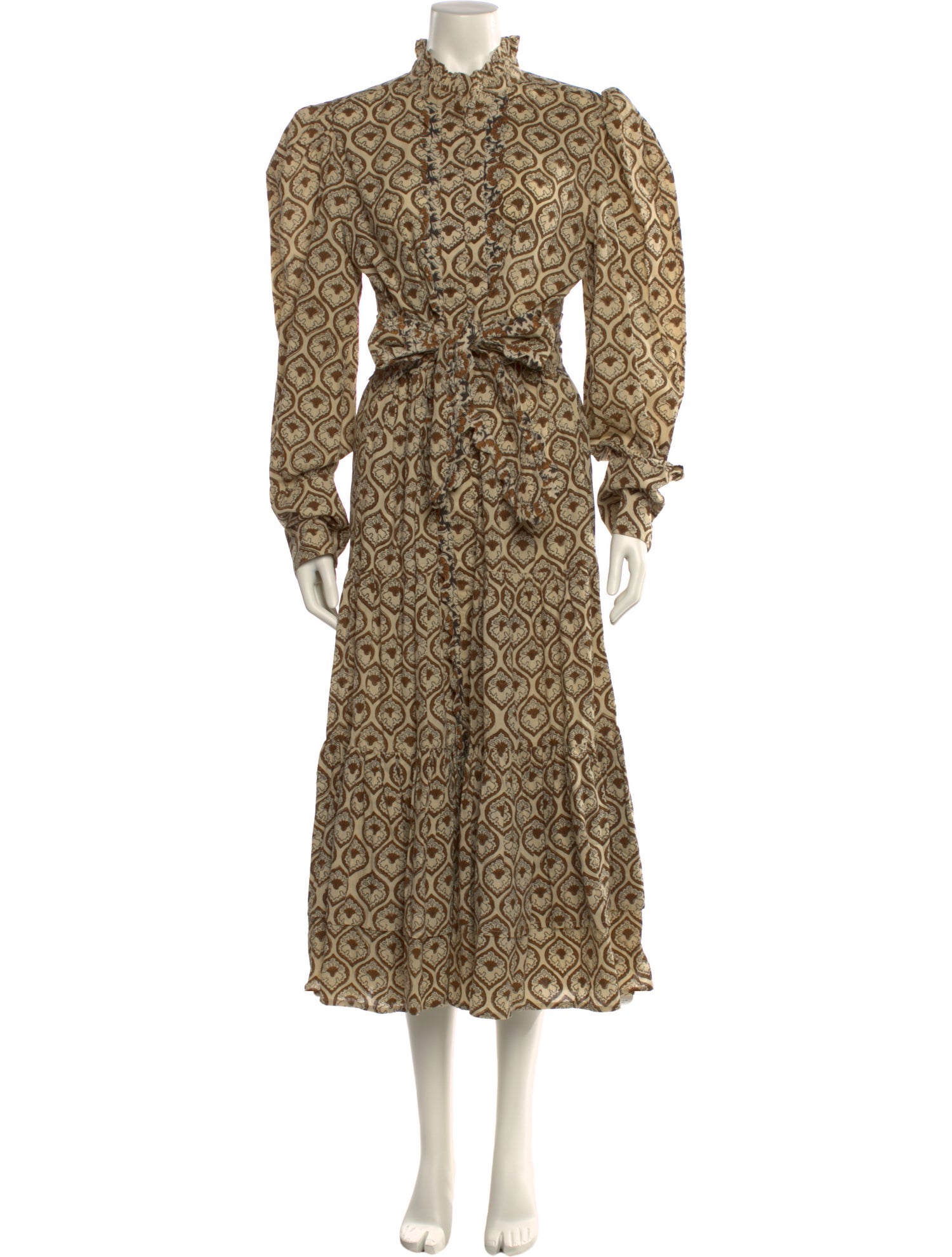 Anna Cate Printed Long Dress