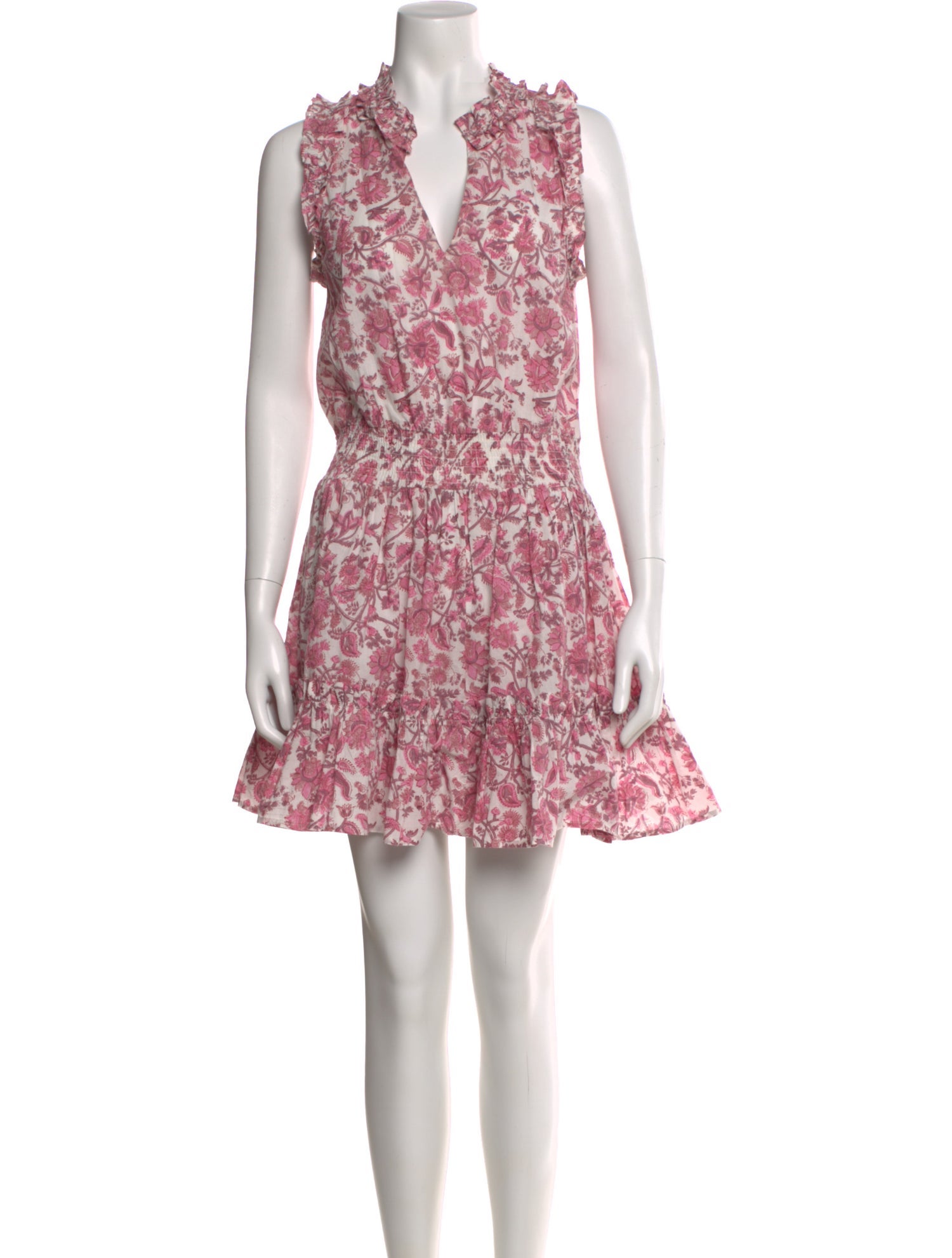 Anna Cate Floral Print Mini Dress