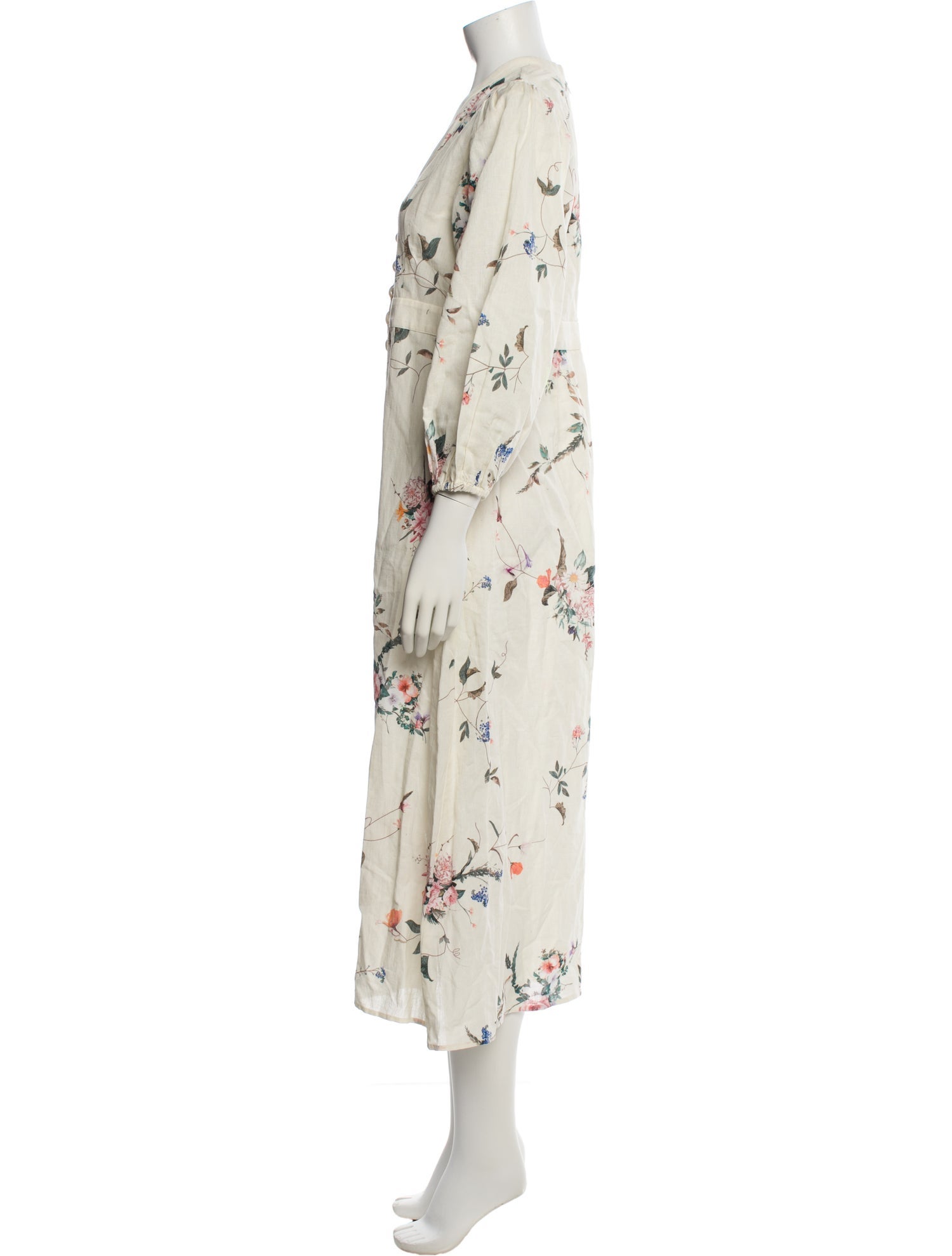 Anna Cate Floral Print Long Dress
