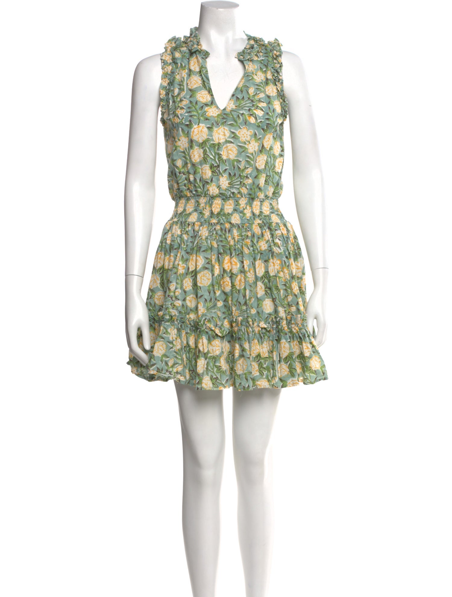 Anna Cate Floral Print Mini Dress