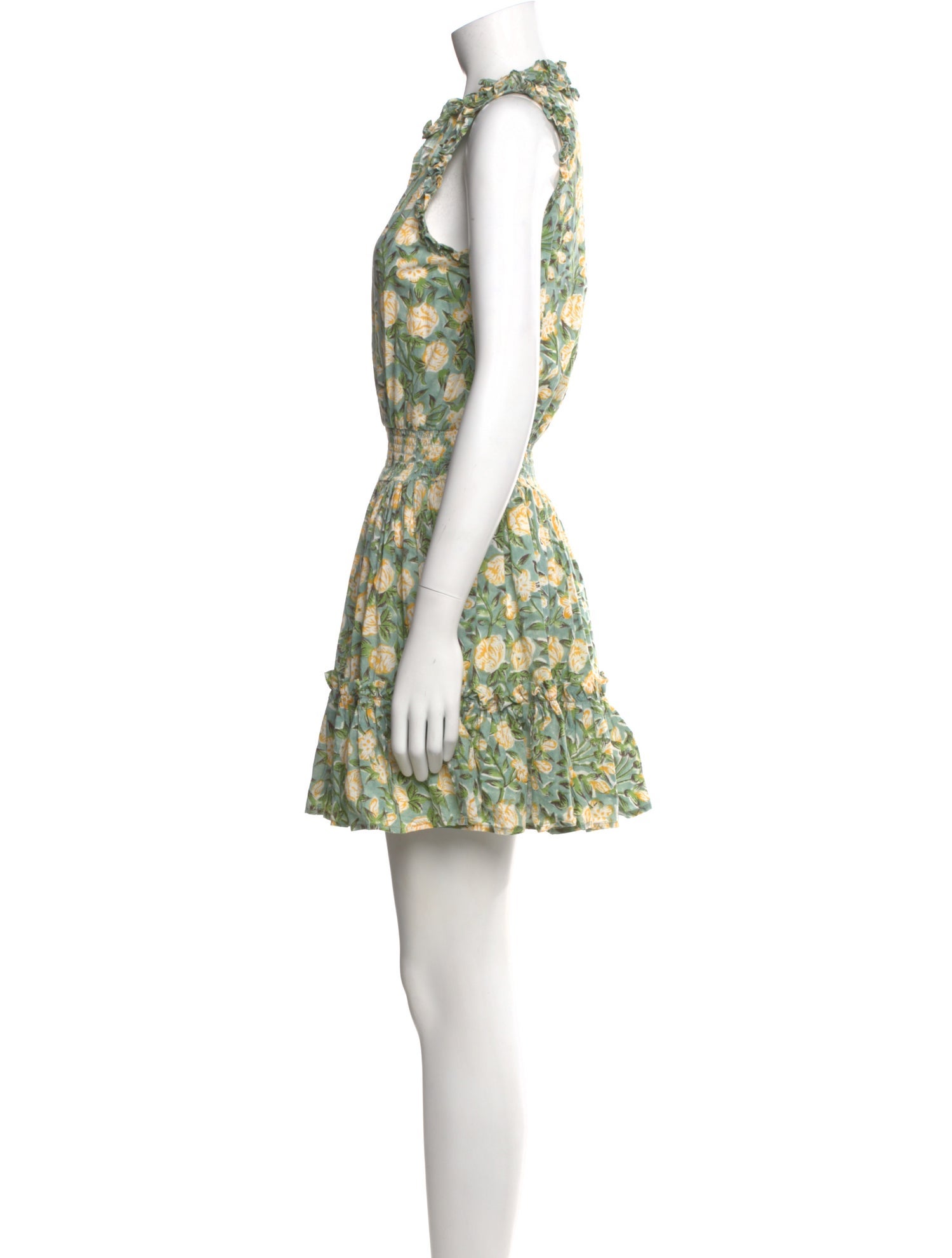 Anna Cate Floral Print Mini Dress