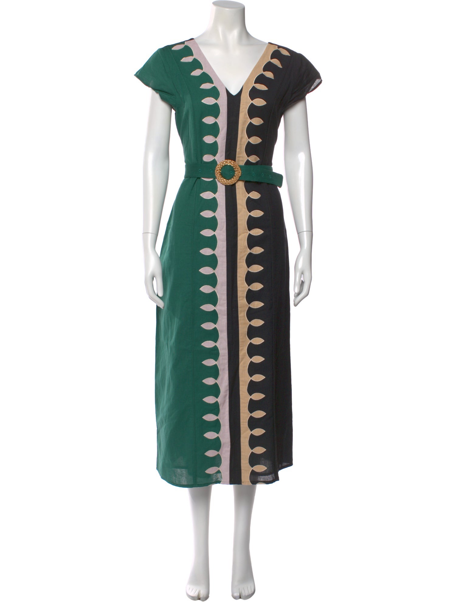 Anna Cate V-Neck Long Dress w/ Tags