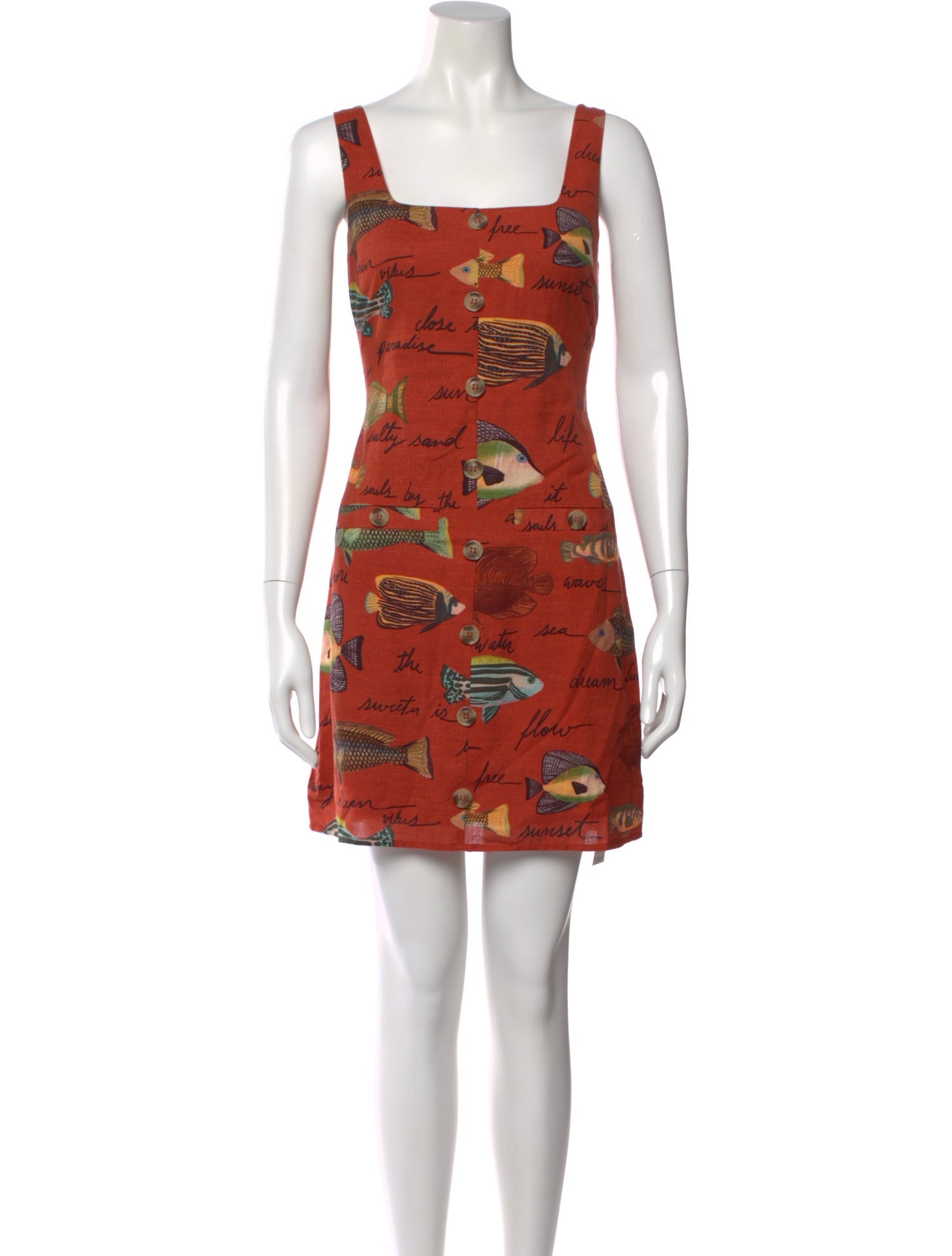 Anna Cate Printed Mini Dress w/ Tags