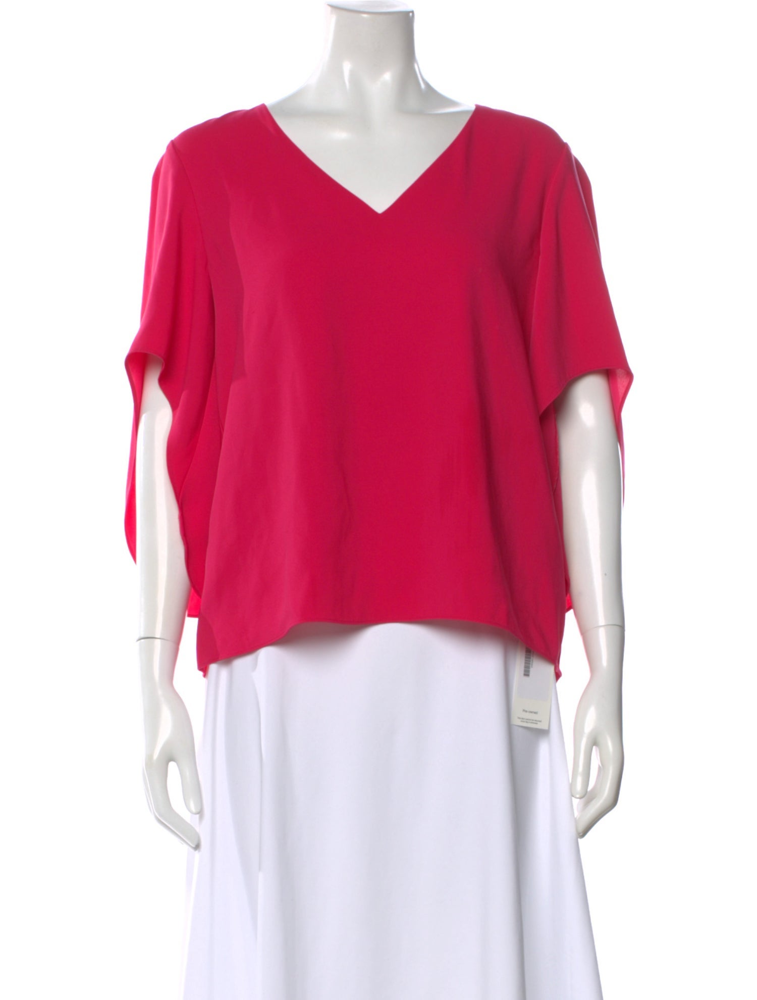 Anna Cate V-Neck Short Sleeve Blouse