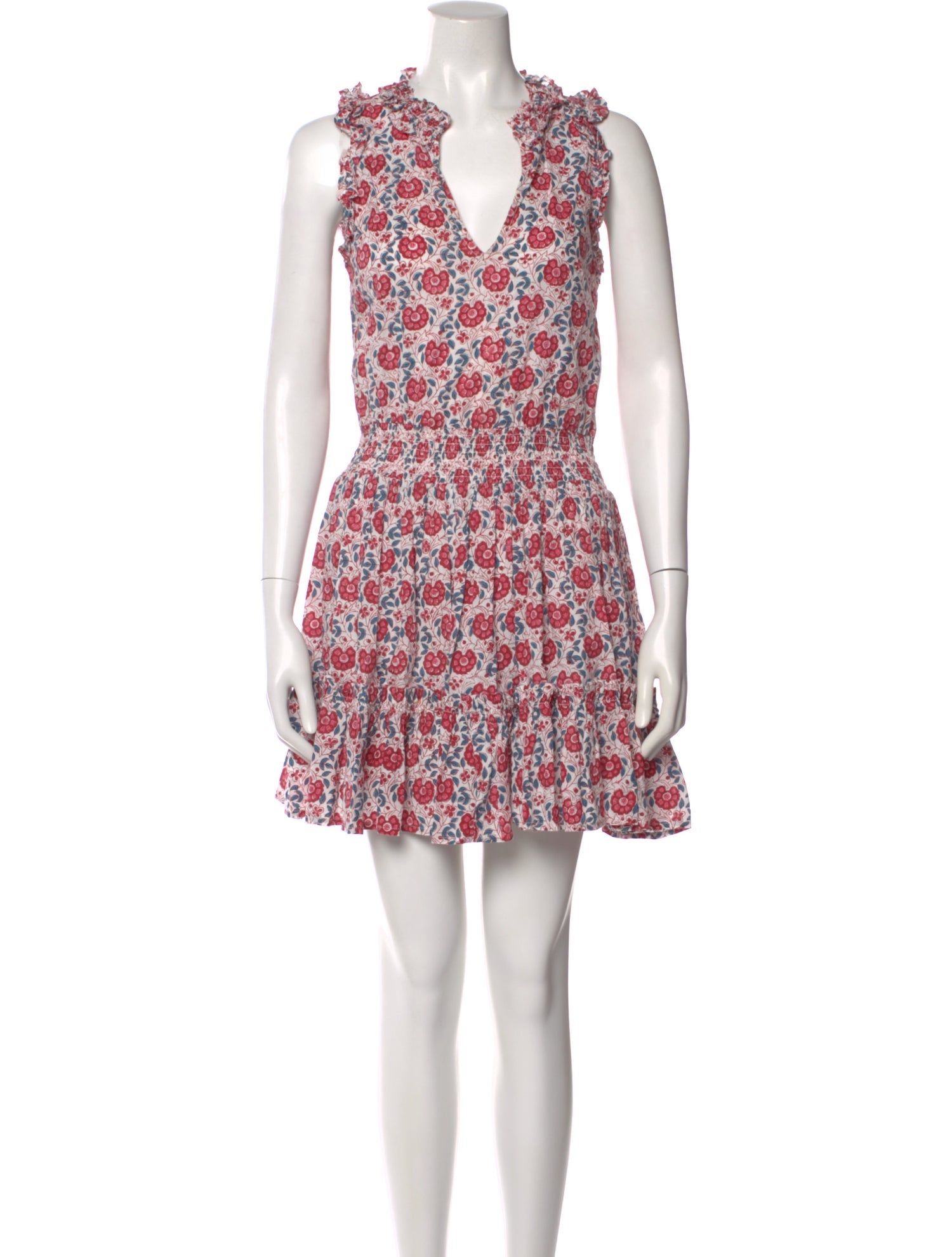 Anna Cate Floral Print Mini Dress