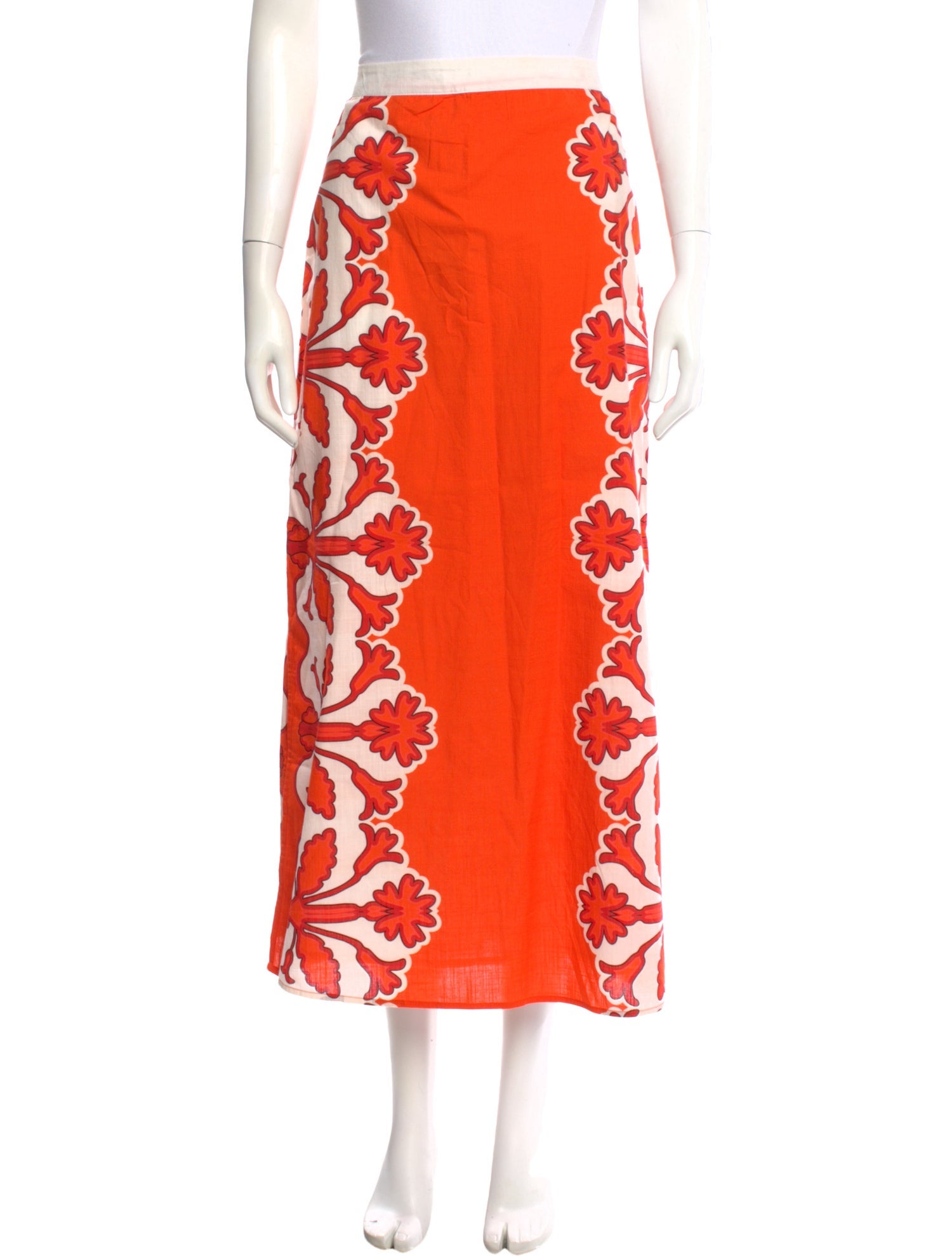 Anna Cate Printed Midi Length Skirt