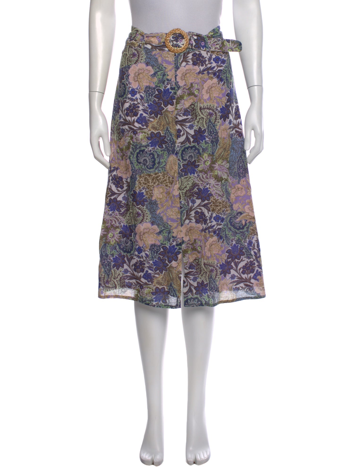 Anna Cate Printed Knee-Length Skirt