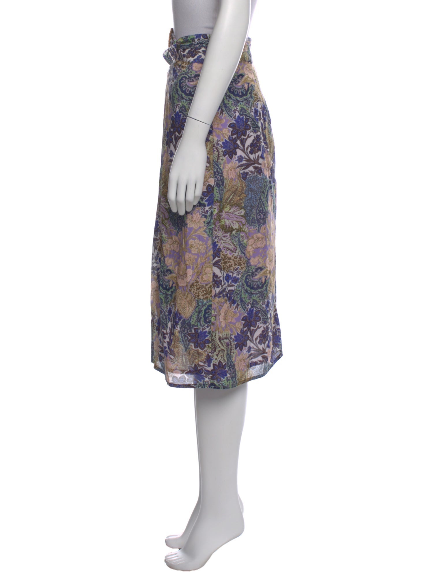 Anna Cate Printed Knee-Length Skirt