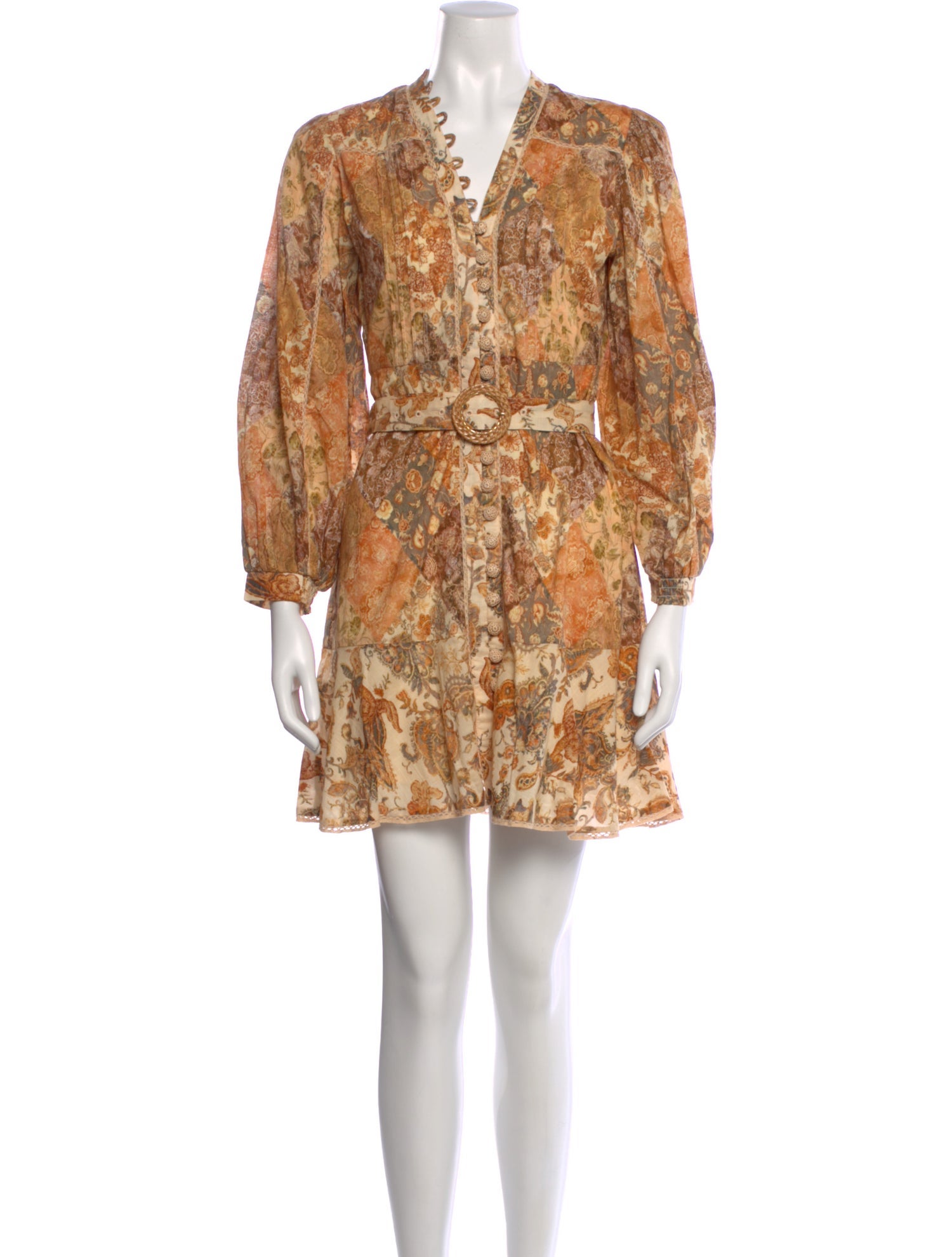 Anna Cate Floral Print Mini Dress