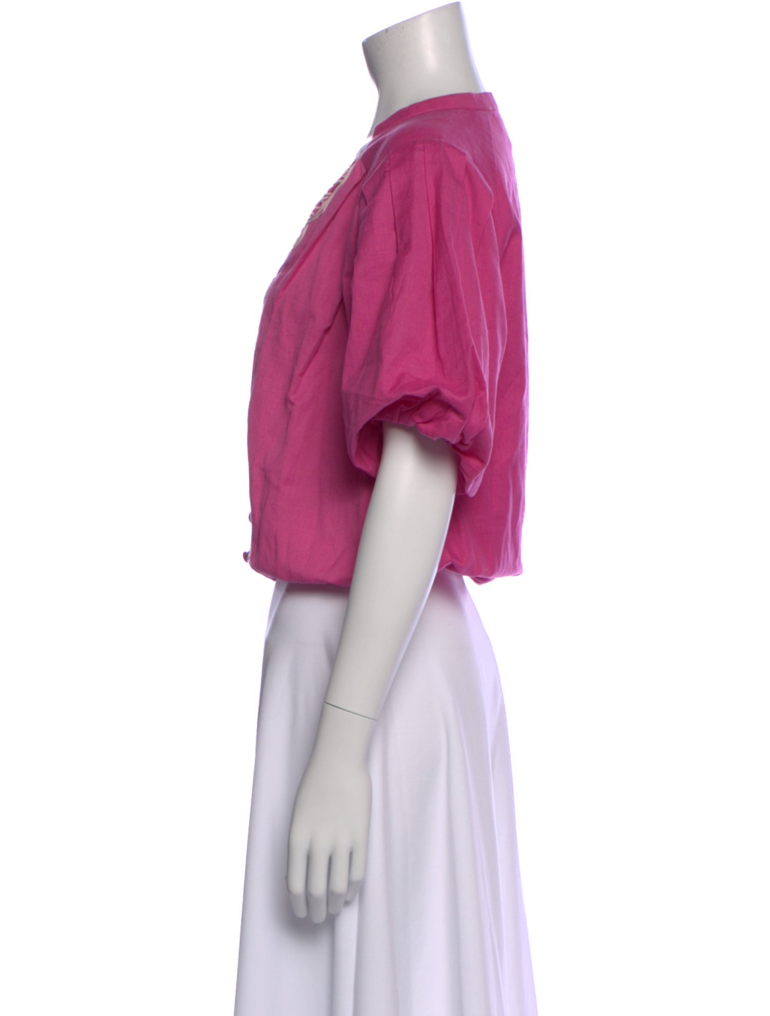 Anna Cate Printed V-Neck Blouse w/ Tags