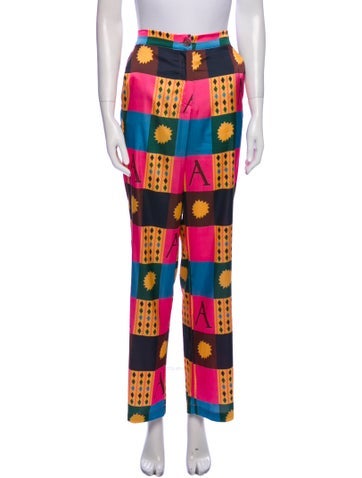 Anim Pants Printed Wide Leg S