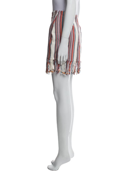 Anim Striped Mini Skirt