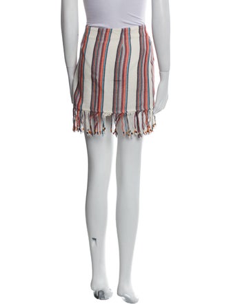 Anim Striped Mini Skirt