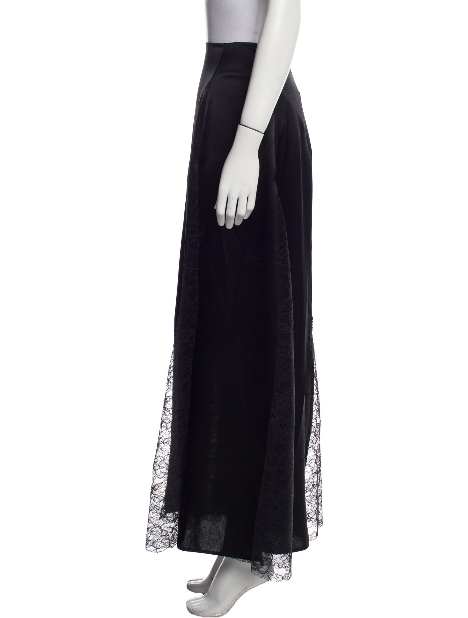 Anna Quan Lace Trim Embellishment Long Skirt