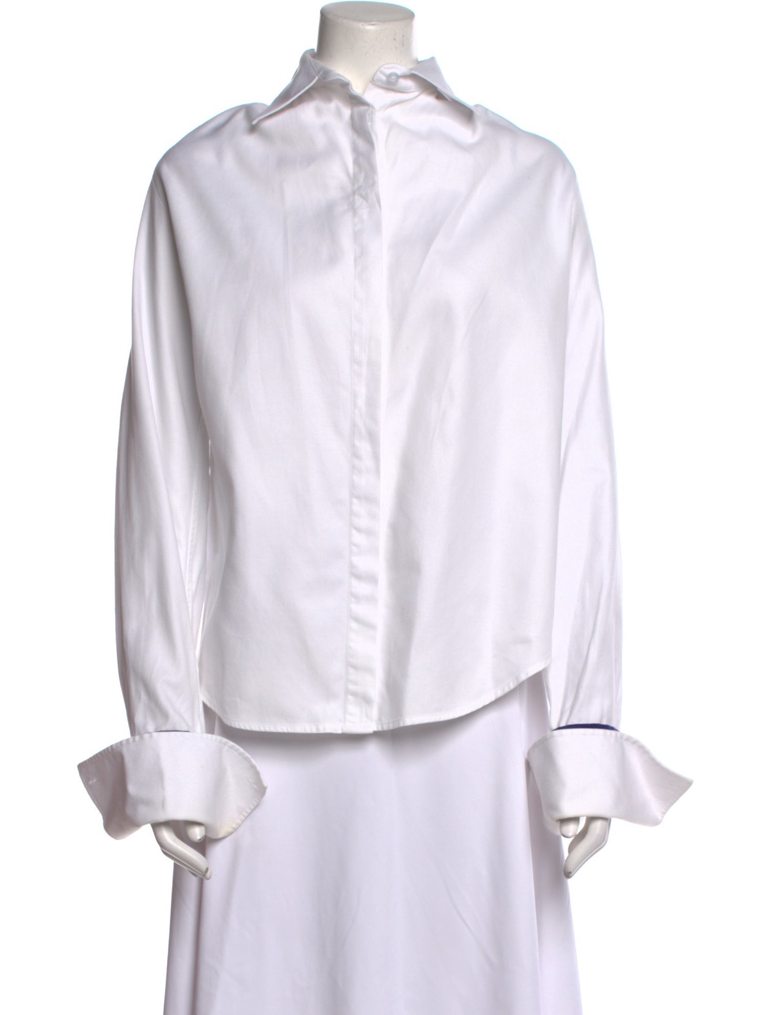 Anna Quan Long Sleeve Button-Up Top