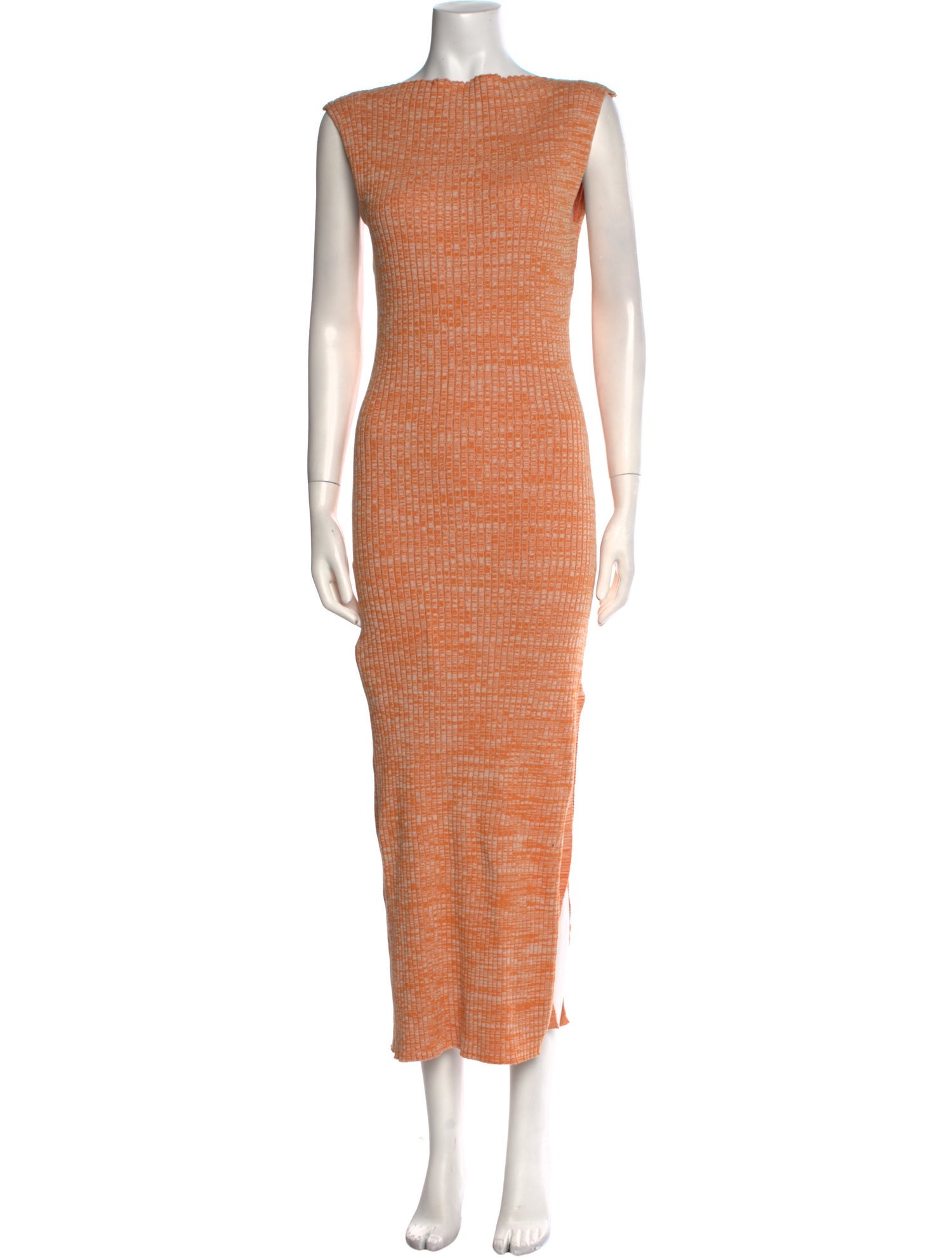 Anna Quan Tweed Pattern Long Dress