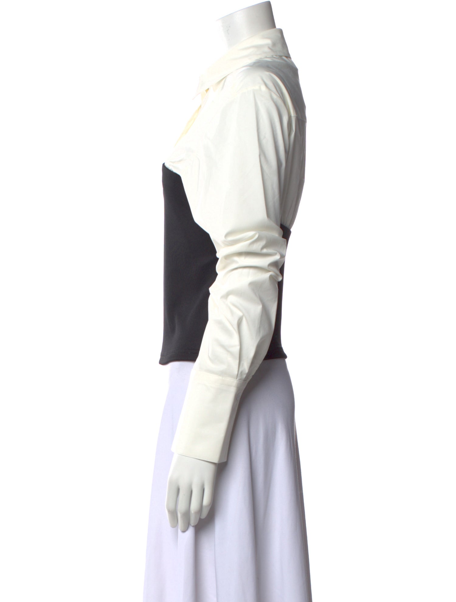 Anna Quan Mock Neck Three-Quarter Sleeve Top w/ Tags