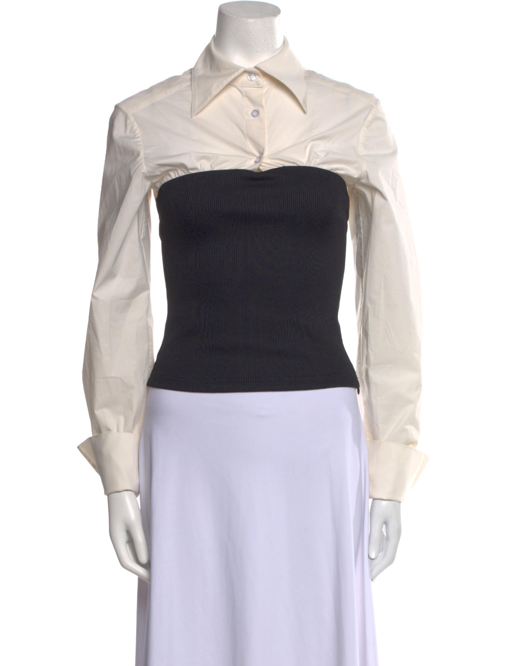 Anna Quan Long Sleeve Crop Top