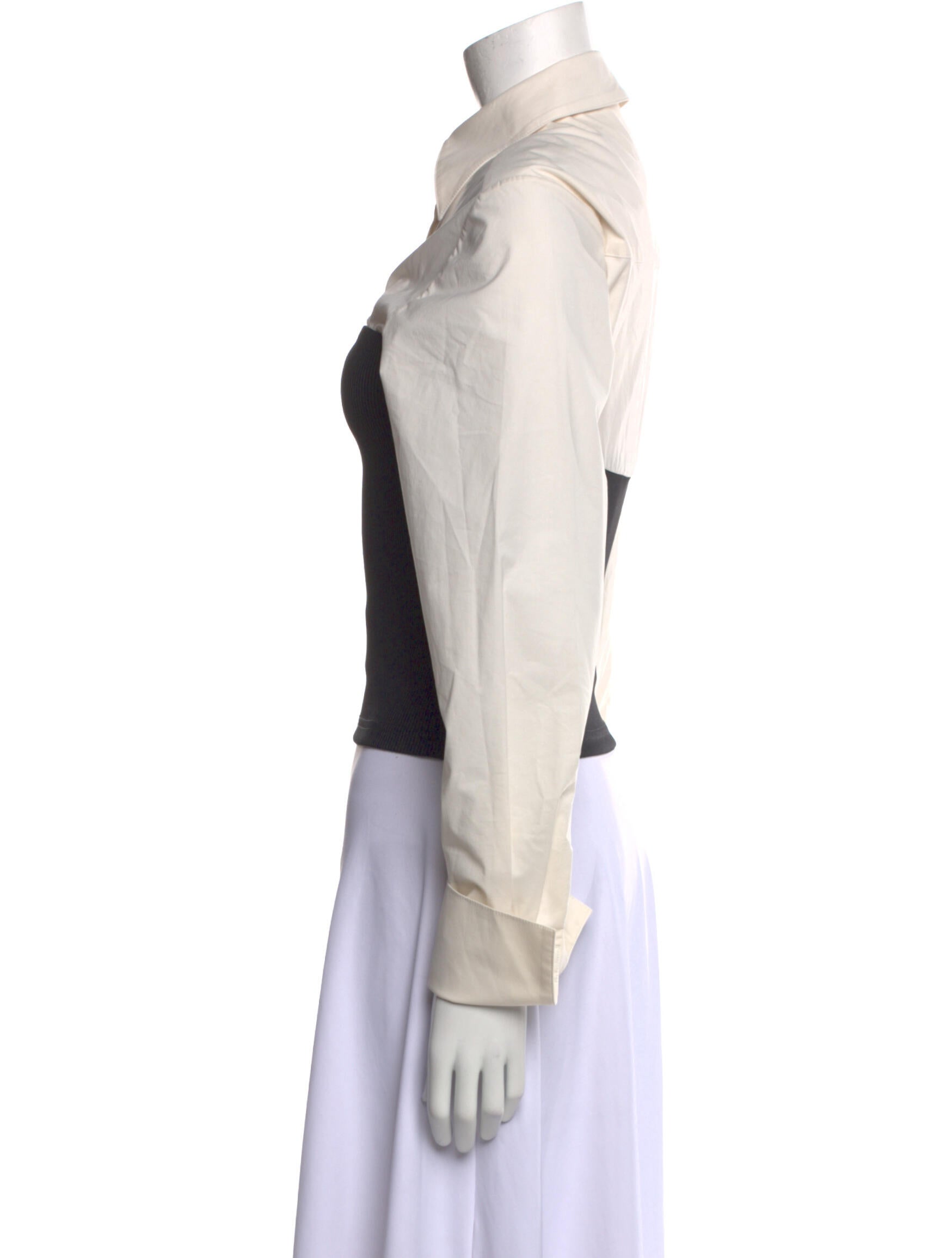 Anna Quan Long Sleeve Crop Top