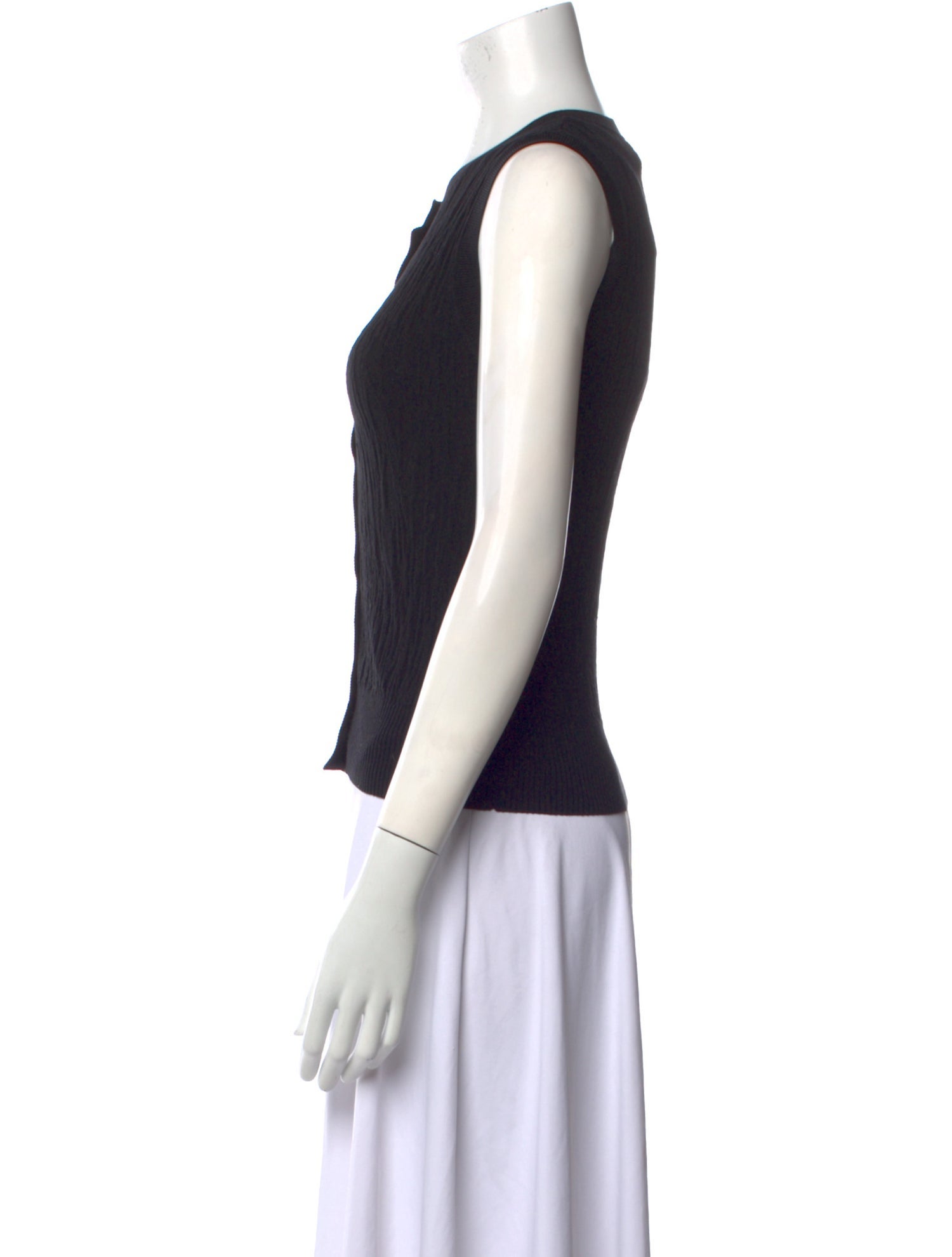 Anna Quan Crew Neck Sleeveless Top