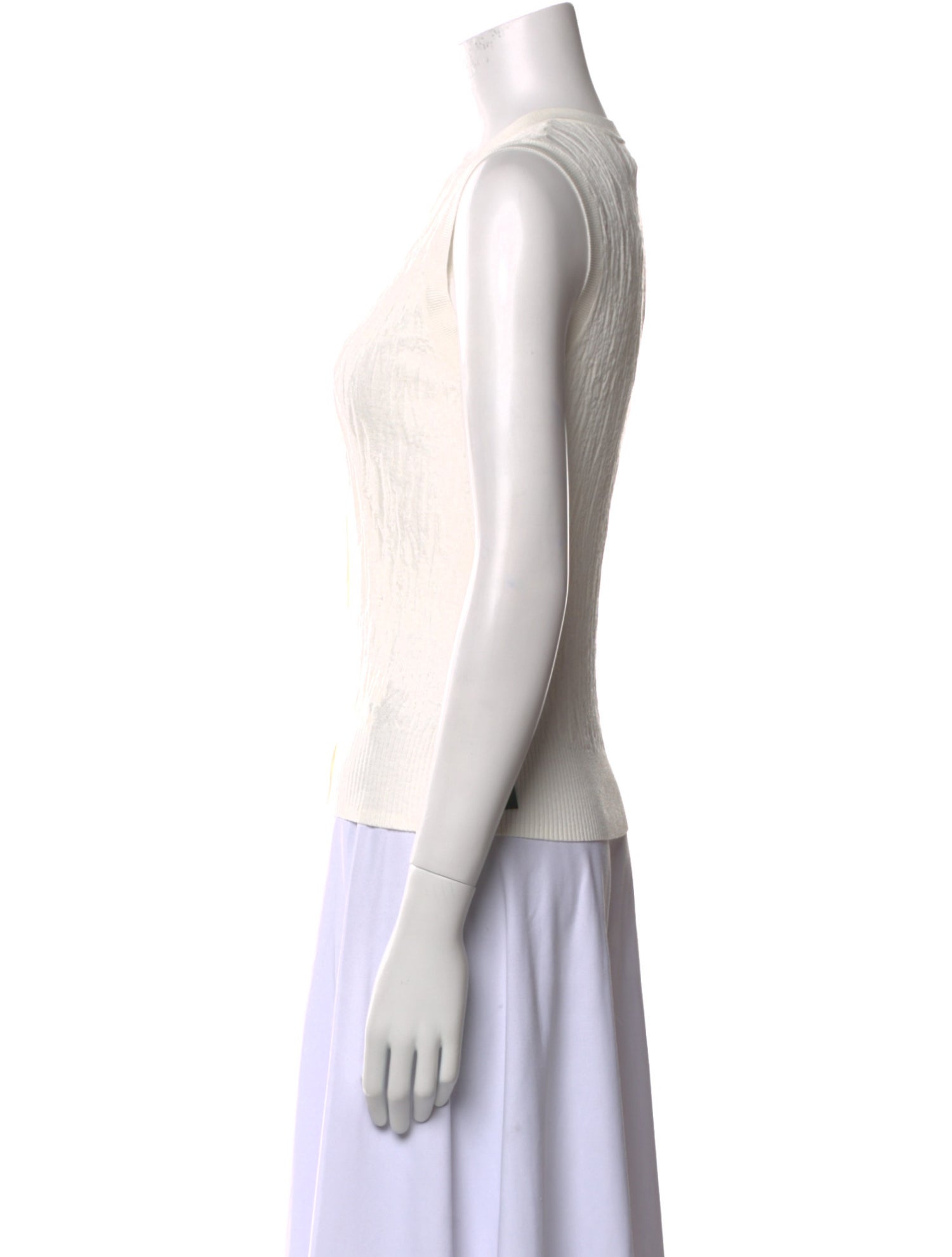 Anna Quan Crew Neck Sleeveless Top