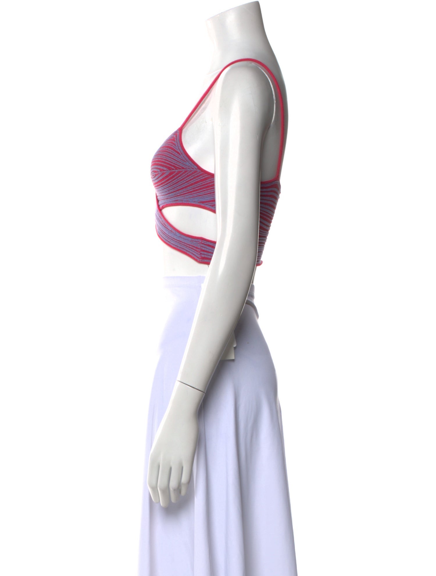 Anna Quan V-Neck Sleeveless Crop Top