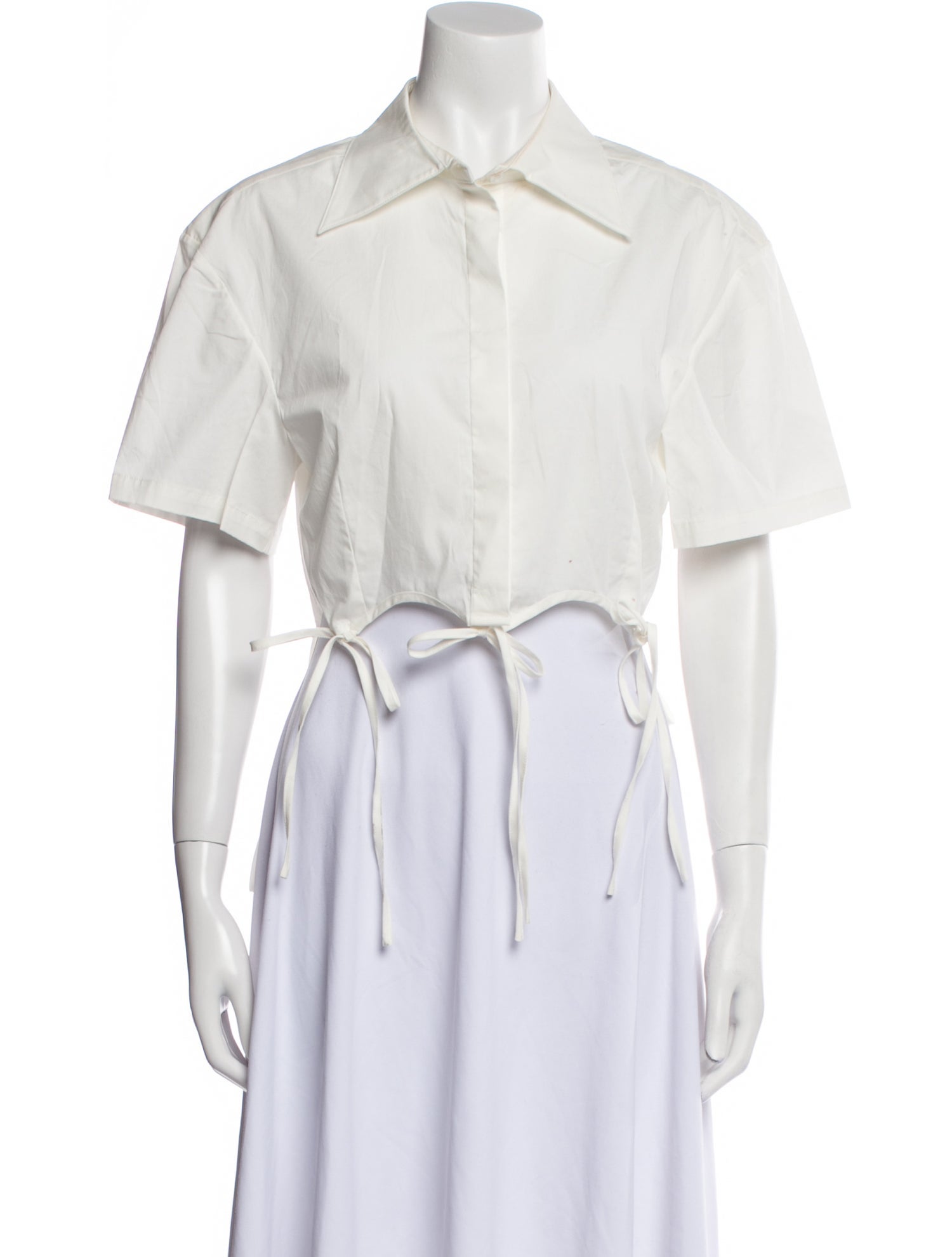 Anna Quan Short Sleeve Crop Top