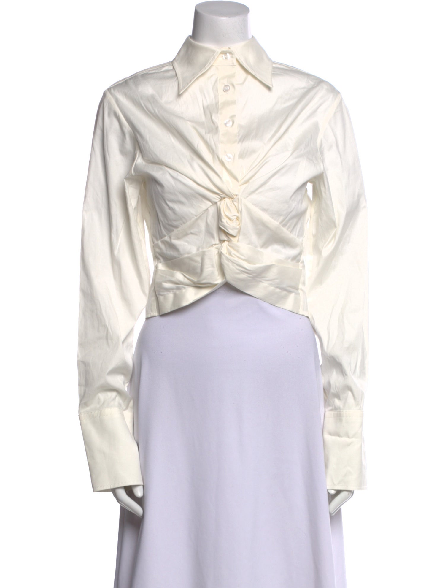 Anna Quan Long Sleeve Crop Top