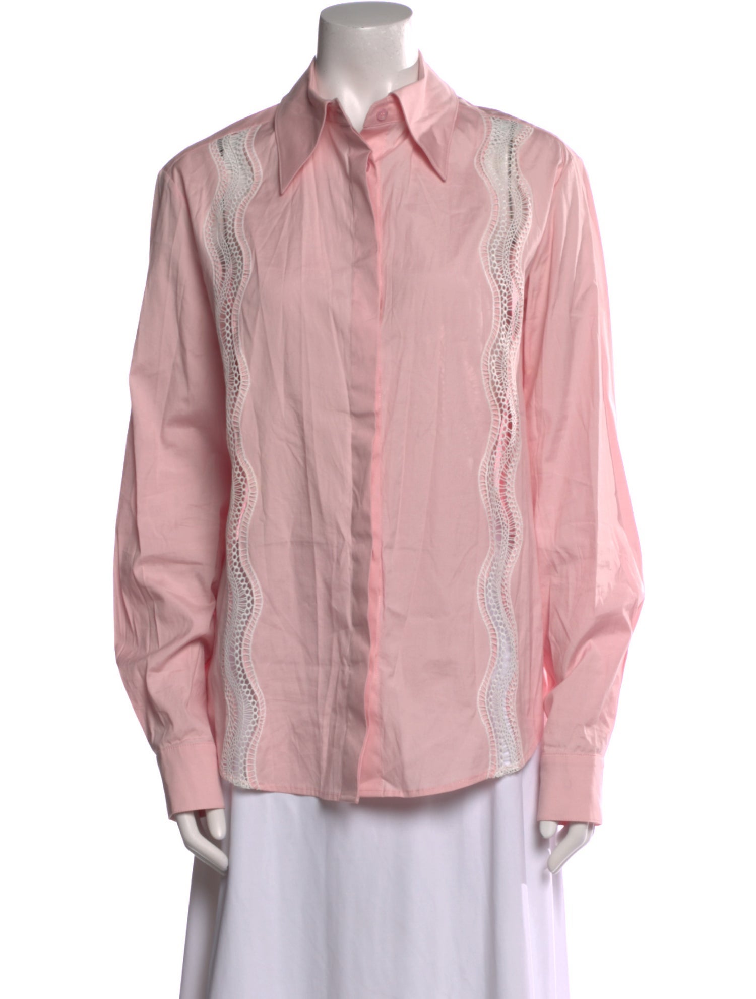 Anna Quan Long Sleeve Button-Up Top