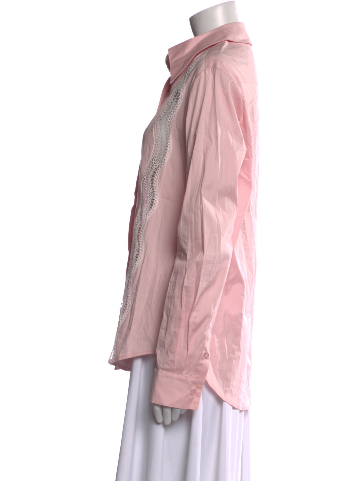 Anna Quan Long Sleeve Button-Up Top