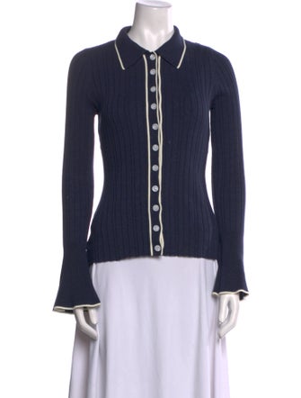 Anna Quan Long Sleeve Button-Up Top