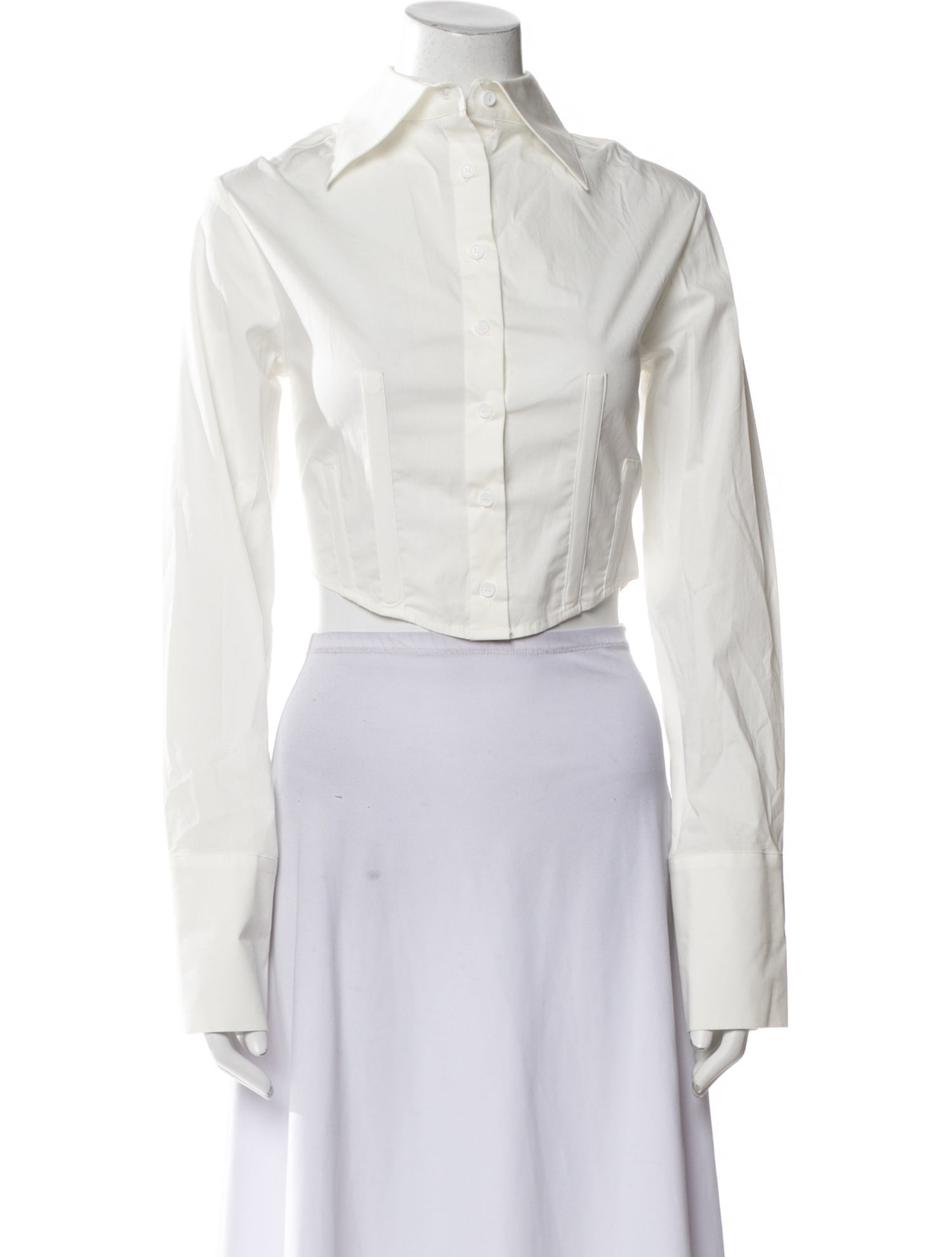 Anna Quan Long Sleeve Crop Top