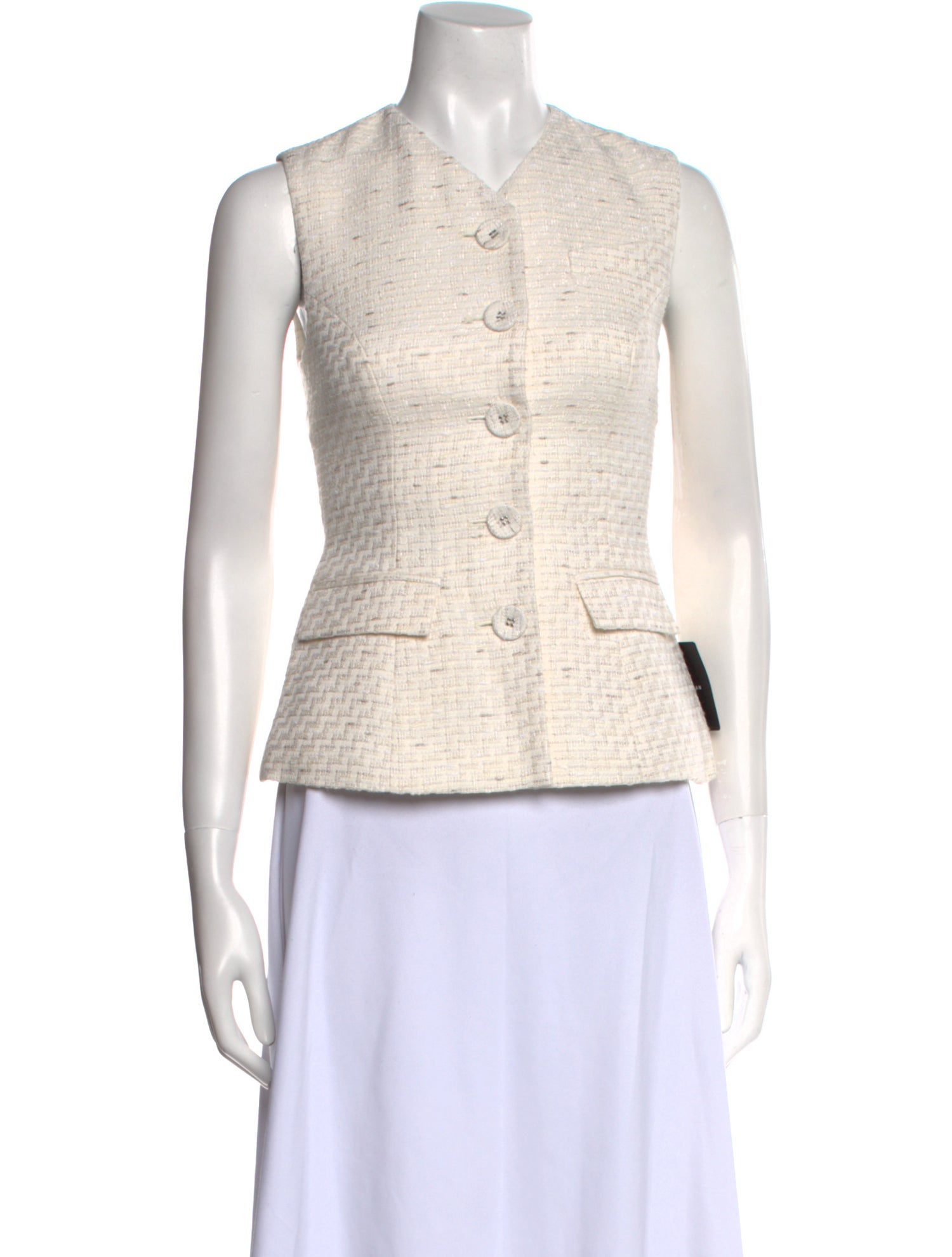 Anna Quan V-Neck Sleeveless Top w/ Tags