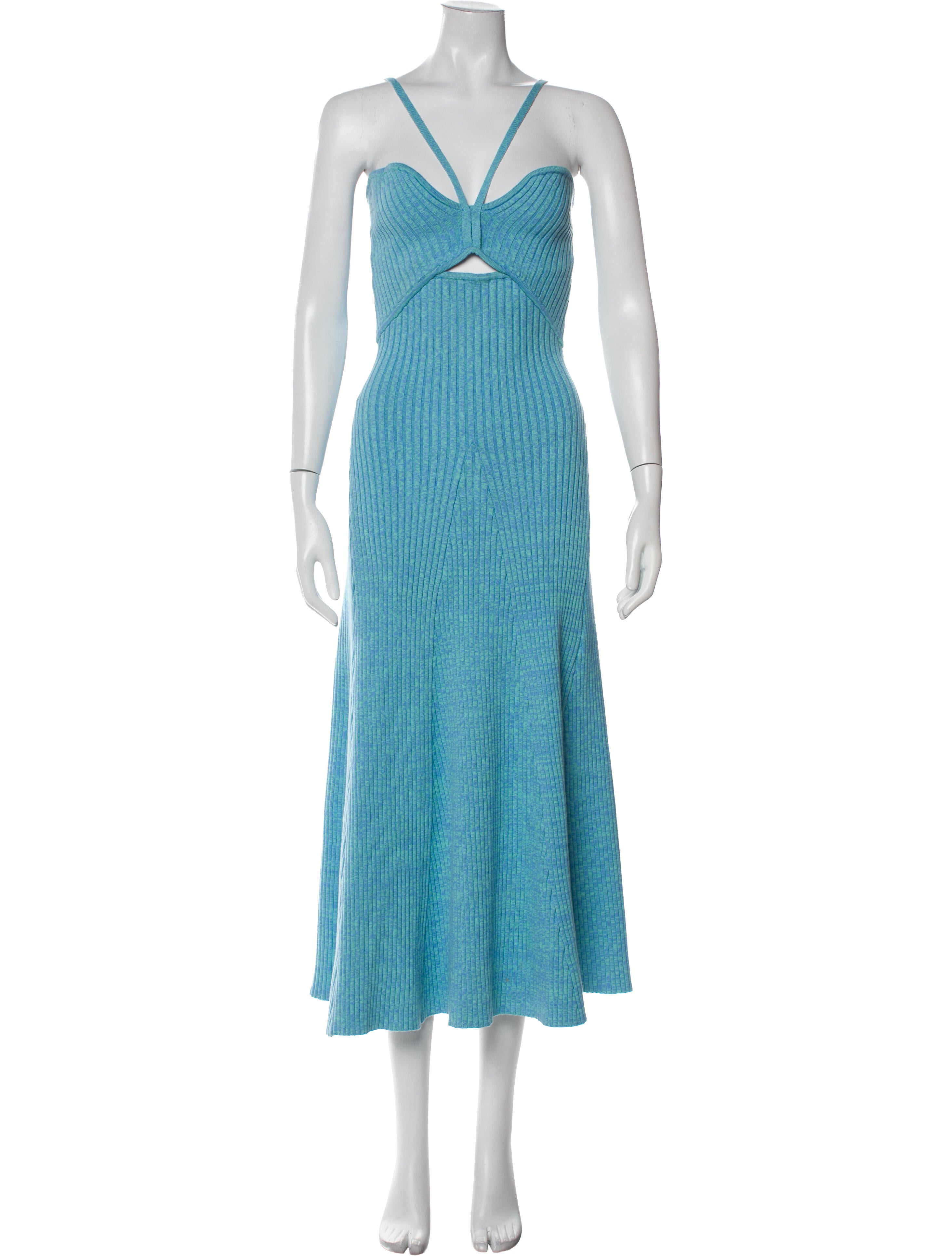 Anna Quan V-Neck Midi Length Dress