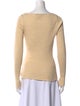 Anna Quan Square Neckline Long Sleeve Top