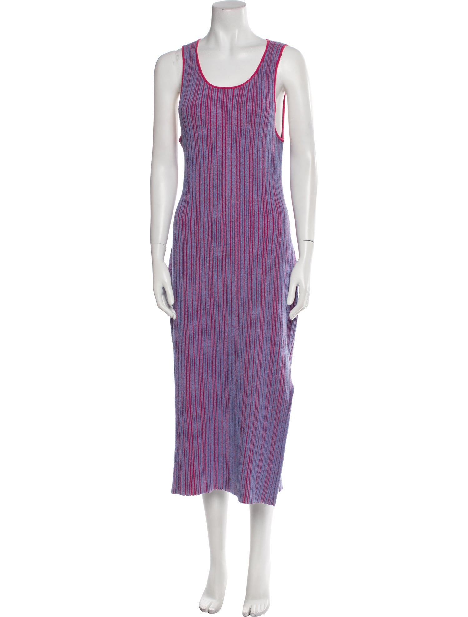 Anna Quan Striped Midi Length Dress
