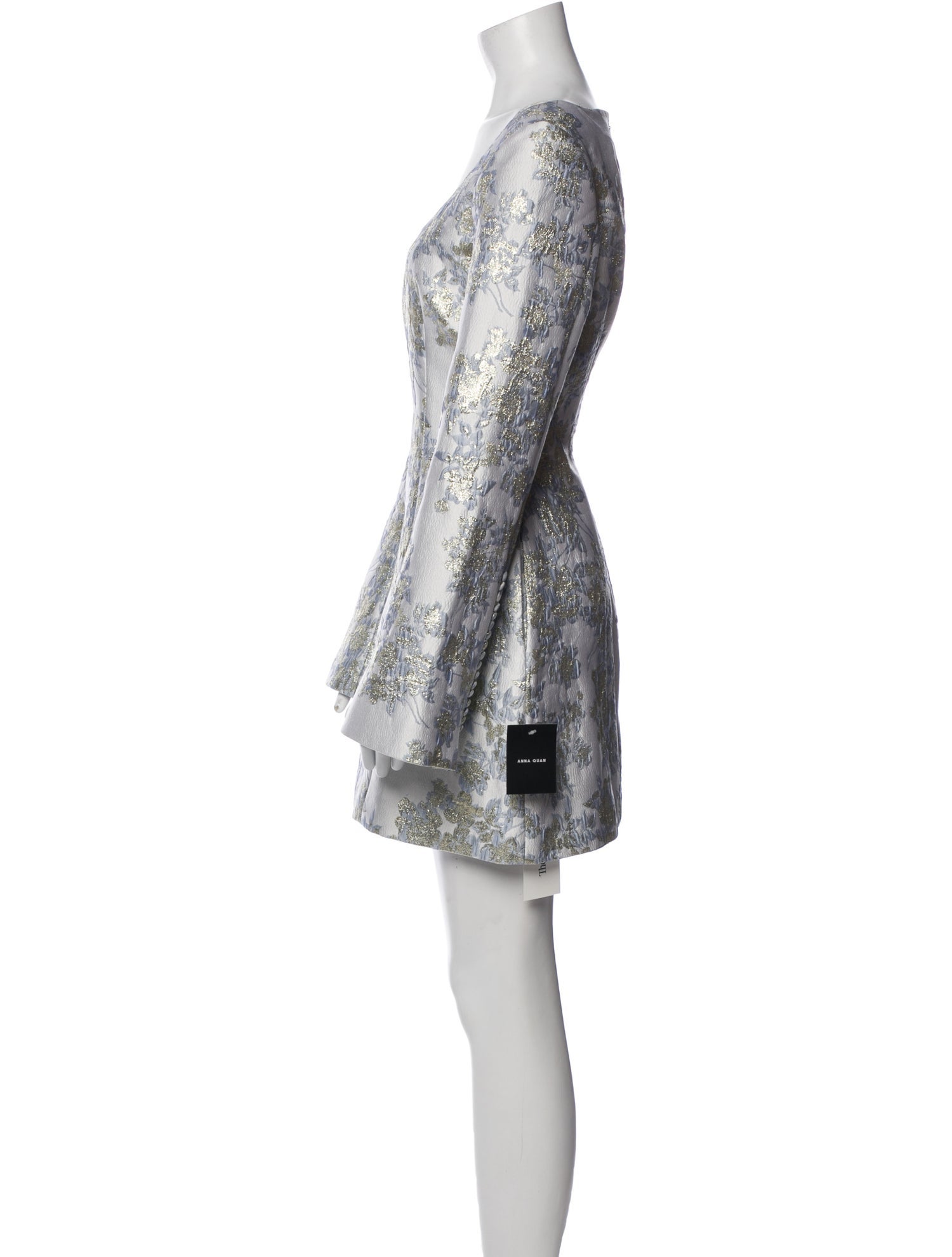 Anna Quan Floral Print Mini Dress w/ Tags