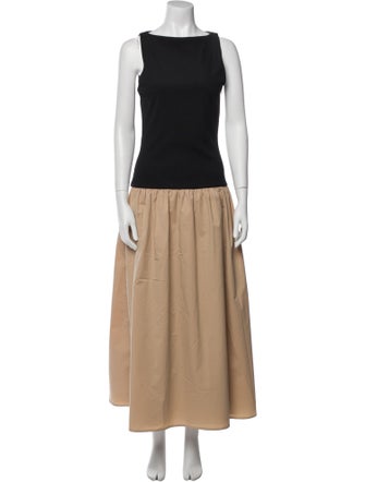 Anna Quan Bateau Neckline Long Dress