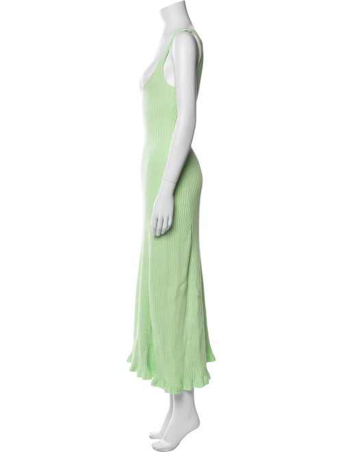 Anna Quan Square Neckline Midi Length Dress