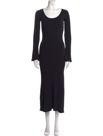 Anna Quan Scoop Neck Long Dress