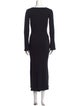 Anna Quan Scoop Neck Long Dress