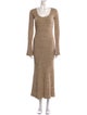 Anna Quan Scoop Neck Long Dress